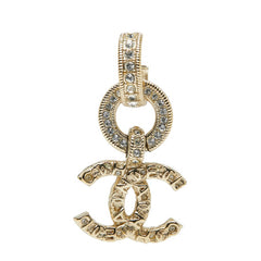 シャネル ヴィンテージ ロゴ ココマーク ラインストーン 片耳のみ ピアス ゴールド メッキ レディース CHANEL 【中古】