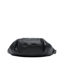 グッチ ソーホー インターロッキングG ショルダーバッグ 308361 ブラック レザー レディース GUCCI 【中古】