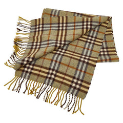 バーバリー ノバチェック マフラー マルチカラー カシミヤ レディース BURBERRY 【中古】