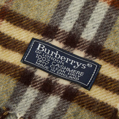 バーバリー ノバチェック マフラー マルチカラー カシミヤ レディース BURBERRY 【中古】