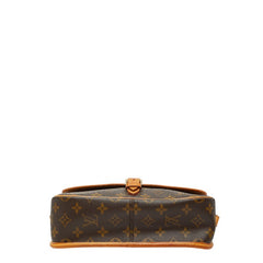 ルイ ヴィトン モノグラム ソローニュ 斜め掛け ショルダーバッグ M42250 ブラウン PVC レザー レディース LOUIS VUITTON 【中古】