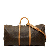 ルイ ヴィトン モノグラム キーポル バンドリエール60 ボストンバッグ ショルダーバッグ 2WAY M41412 ブラウン PVC レザー レディース LOUIS VUITTON 【中古】