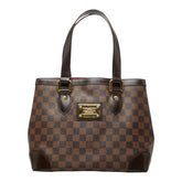 ルイ ヴィトン ダミエ ハムステッドPM トートバッグ ハンドバッグ N51205 ブラウン PVC レザー レディース LOUIS VUITTON 【中古】