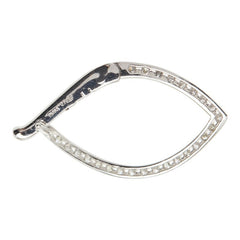 Pt950 プラチナ ダイヤ0.66ct フープピアス ピアス レディース 【中古】