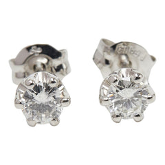 Pt900 プラチナ Pt850 プラチナ ダイヤ0.36ct ピアス レディース 【中古】