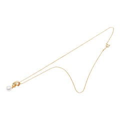 ミキモト 真珠 K18YG イエローゴールド アコヤパール7.1mm ペンダント ネックレス レディース MIKIMOTO 【中古】