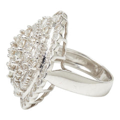 Pt900 プラチナ ダイヤ3.40ct リング 指輪 レディース 12号 【中古】