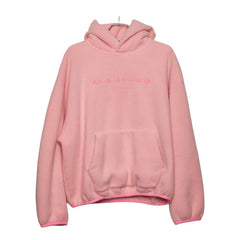 アレキサンダーワン ロゴ フリース プルオーバー パーカー UCC1231608 ピンク ポリエステル レディース Alexander Wang 【中古】