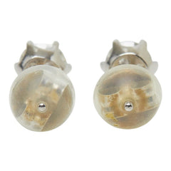 Pt900 プラチナ K14WG ホワイトゴールド ダイヤモンド ダイヤ0.55ct スタッドピアス ピアス レディース 【中古】