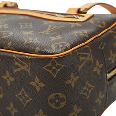 ルイ ヴィトン モノグラム シテ MM ショルダーバッグ M51182 ブラウン PVC レザー レディース LOUIS VUITTON 【中古】