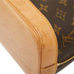 ルイ ヴィトン モノグラム アルマ ハンドバッグ M51130 ブラウン PVC レザー レディース LOUIS VUITTON 中古