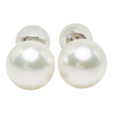 Pt900 プラチナ アコヤ真珠 アコヤパール8.1~8.2mm ピアス レディース 中古