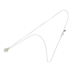 Pt900 プラチナ Pt850 プラチナ ダイヤモンド ダイヤ0.298ct ダイヤ0.44ct デザインネックレス ペンダント ネックレス レディース 中古