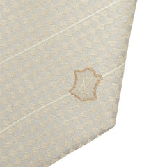 ルイ ヴィトン マイクロダミエ ネクタイ ベージュ系 シルク メンズ LOUIS VUITTON 中古