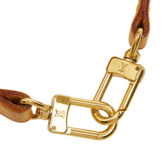 ルイ ヴィトン ショルダーストラップ ブラウン レザー レディース LOUIS VUITTON 中古