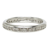 ダイヤモンド Pt900 プラチナ ダイヤ0.50ct フルエタニティ リング 指輪 レディース 11.5号 中古