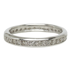 ダイヤモンド Pt900 プラチナ ダイヤ0.50ct フルエタニティ リング 指輪 レディース 11.5号 中古