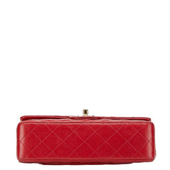 シャネル マトラッセ23 ダブルフラップ ココマーク チェーン ショルダーバッグ レッド ラムスキン レディース CHANEL 【中古】