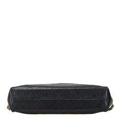 シャネル デカココマーク ビコローレ チェーン ショルダーバッグ ブラック ラムスキン レディース CHANEL 【中古】