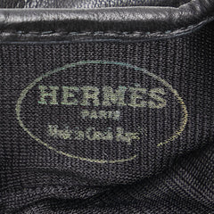 エルメス グローブ #8 ブラック レザー メンズ HERMES 【中古】