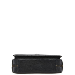 シャネル ココマーク ビジネスバッグ ブリーフケース ブラック キャビアスキン メンズ CHANEL 【中古】
