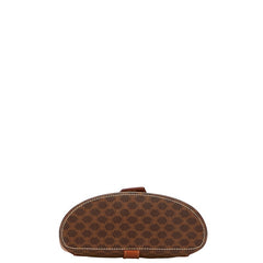 セリーヌ マカダム バニティバッグ ショルダーバッグ 2WAY ブラウン PVC レザー レディース CELINE 【中古】