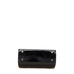 ディオール ハンドバッグ ショルダーバッグ 2WAY ブラック ゴールド パテントレザー レディース Dior 【中古】