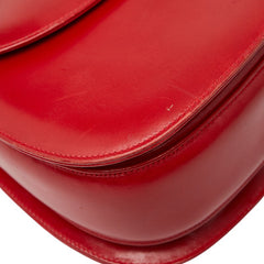 グッチ オールドグッチ バンブー ハンドバッグ ショルダーバッグ 2WAY 001 01 0633 レッド レザー レディース GUCCI 【中古】