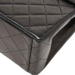 シャネル ココマーク デカマトラッセ34 斜め掛け チェーン ショルダーバッグ ブラック レザー レディース CHANEL 【中古】