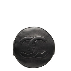 シャネル ココマーク マトラッセ 巾着型 チェーン ショルダーバッグ ブラック ラムスキン レディース CHANEL 【中古】