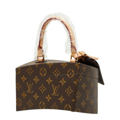 ルイ ヴィトン ツイステッドボックス ショルダーバッグ ブラウン PVC レザー レディース LOUIS VUITTON 【中古】