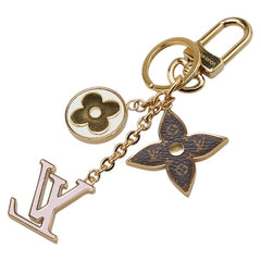 ルイ ヴィトン スプリング ストリート キーリング キーホルダー チャーム M01187 ゴールド マルチカラー メッキ PVC レディース LOUIS VUITTON 【中古】