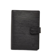 ルイ ヴィトン エピ アジェンダPM 手帳カバー R20052 ノワール ブラック レザー レディース LOUIS VUITTON 【中古】