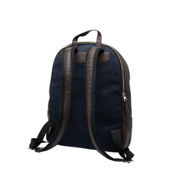 ダンヒル リュック バックパック ブラウン ブラック レザー キャンバス レディース Dunhill 【中古】