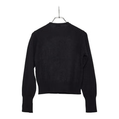 シャネル ココマーク 刺繍 ニット セーター ブラック ウール レディース CHANEL 【中古】