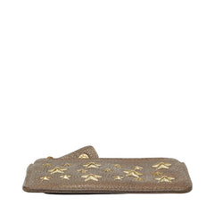 ジミーチュウ スタッズ スター コインケース 小銭入れ グレー レザー レディース JIMMY CHOO 【中古】