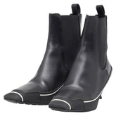 ディオール 22AW D-Motion サイドゴアブーツ ヒール 37 1/2 D ブラック レザー レディース Dior 【中古】