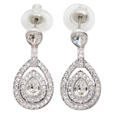 スワロフスキー センセーション スタッドピアス シルバー クリスタル メタル レディース SWAROVSKI 【中古】