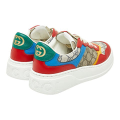 グッチ GGスプリーム ローカット スニーカー サイズ7 1/2 726828 マルチカラー PVC メンズ GUCCI 【中古】