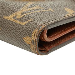 ルイ ヴィトン モノグラム ポルトフォイユ コアラ 二つ折り財布 M58013 ブラウン PVC レザー レディース LOUIS VUITTON 【中古】