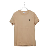 バーバリー ロゴ クルーネック 半袖Tシャツ カットソー サイズ SP ベージュ コットン ポリウレタン レディース BURBERRY 【中古】