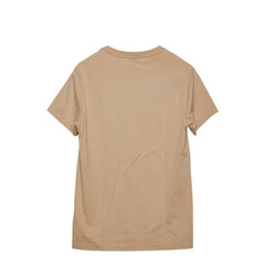 バーバリー ロゴ クルーネック 半袖Tシャツ カットソー サイズ SP ベージュ コットン ポリウレタン レディース BURBERRY 【中古】