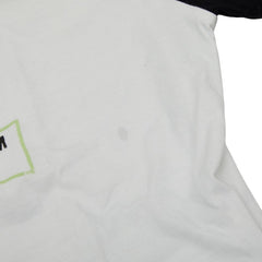 オフホワイト ヴァージル アブロー ホース ビルボード ラグラン 半袖 Tシャツ カットソー サイズ XS ホワイト ブラック コットン レディース OFF-WHITE 【中古】