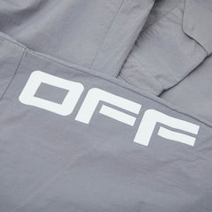オフホワイト オフ パラシュート パンツ イージー カーゴパンツ サイズ38 グレー ポリアミド メンズ OFF-WHITE 【中古】