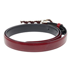 カルティエ 5C ベルト ボルドー レザー メンズ CARTIER 【中古】
