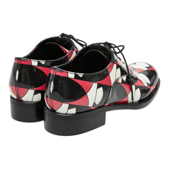 プラダ - レースアップ シューズ サイズ:37 マルチカラー ブラック レッド パテントレザー レディース PRADA 【中古】