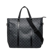 ルイ ヴィトン ダミエ グラフィット タダオ トートバッグ ショルダーバッグ 2WAY N51192 ブラック PVC レザー レディース LOUIS VUITTON 【中古】