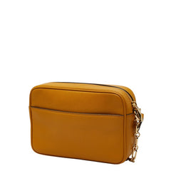 マイケルコース PARKER パーカー ショルダーバック 斜め掛け 32F2G7PC8L イエロー系 レザー レディース Michael Kors 【中古】