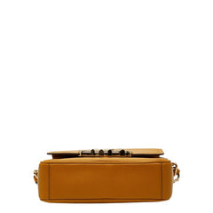マイケルコース PARKER パーカー ショルダーバック 斜め掛け 32F2G7PC8L イエロー系 レザー レディース Michael Kors 【中古】
