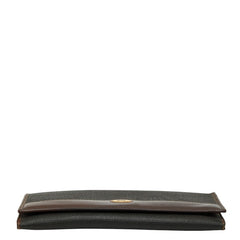 ダンヒル 長財布 チェック柄 二つ折り 箱付き FD1010B ブラック系 ブラウン PVC レザー メンズ Dunhill 【中古】